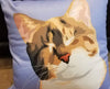 Custom Pet Print Throw Pillow