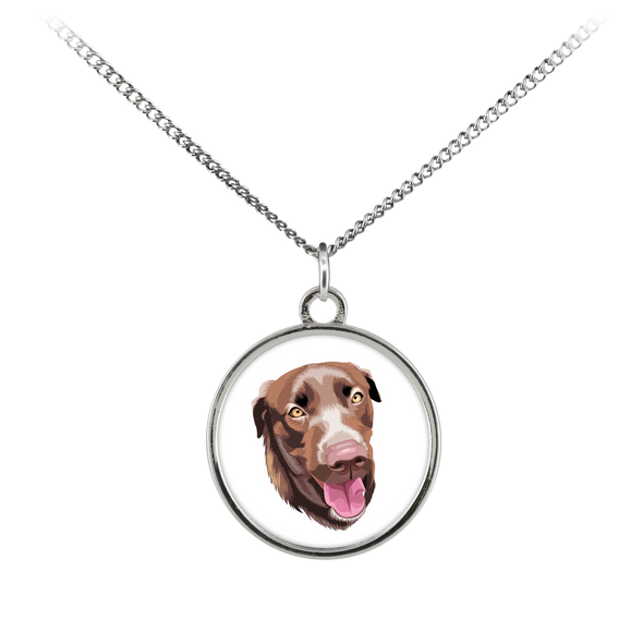 Custom Pet Pendant Necklace